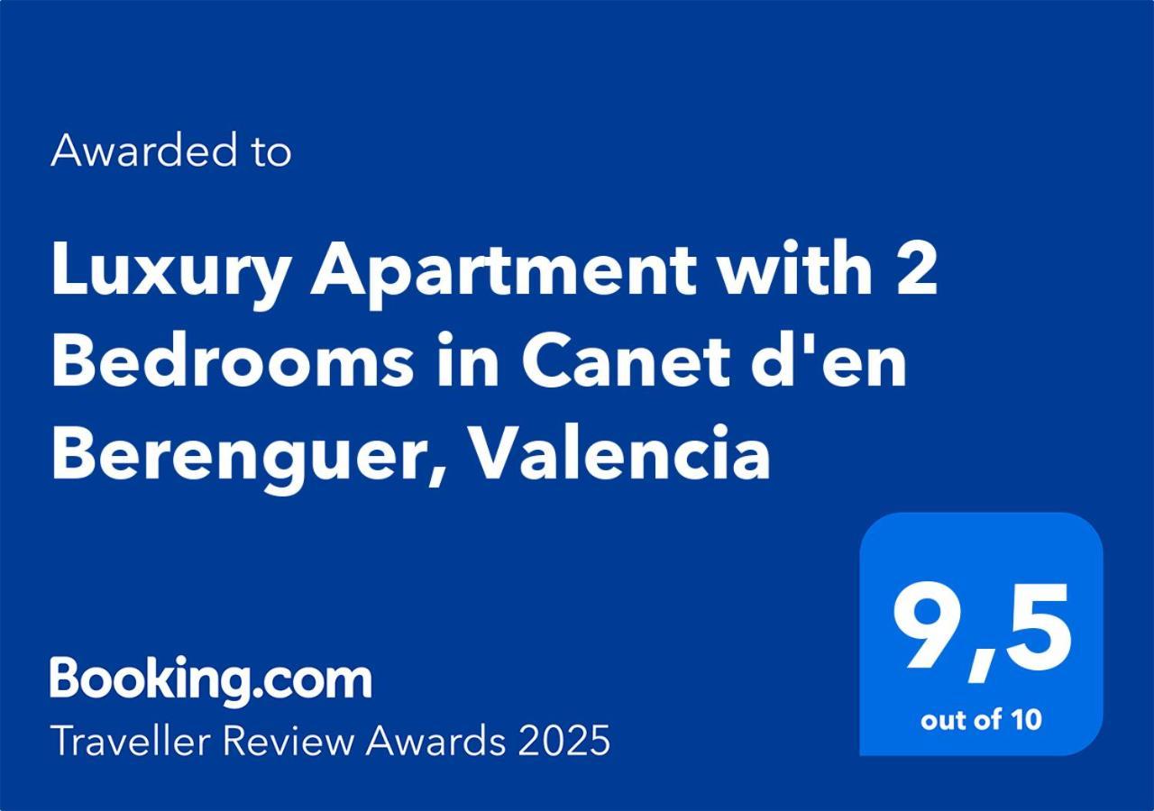 Luxury Apartment With 2 Bedrooms In Canet D'En Berenguer, Valencia Exteriör bild